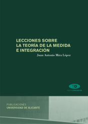 Portada de Lecciones sobre la teoría de la medida e integración