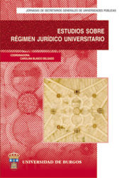 Portada de Estudios sobre régimen jurídico universitario