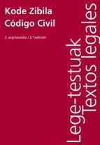Portada de Kode Zibila/Codigo civil (Ebook)