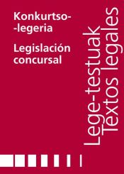 Portada de Konkurtso-legeria/Legislación consursal