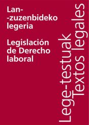 Portada de Lan-zuzenbideko legeria/Legislación de Derecho laboral