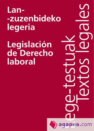 Lan-zuzenbideko legeria/Legislación de Derecho laboral