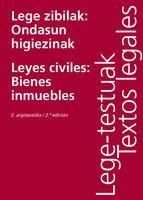 Portada de Lege zibilak: ondasun higiezinak/Leyes civiles: bienes inmuebles (Ebook)