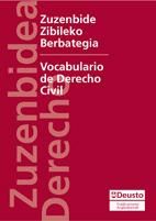 Portada de Zuzenbide Zibileko Berbategia/Vocabulario de Derecho Civil