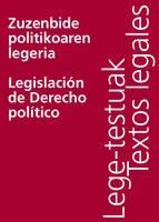 Portada de Zuzenbide politikoaren legeria/legislaci?n de Derecho pol?tico (Ebook)