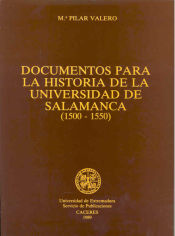 Portada de Documento para la historia de la Universidad de Salamanca