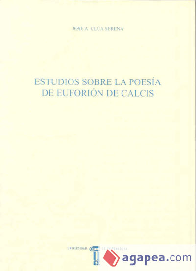Estudios sobre la poesía de Euforión de Calcis
