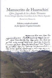 Portada de Manuscrito de Huarochir&iacute;. Libro sagrado de los Andes Peruanos