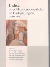 Portada de Índice de publicaciones españolas de Filología Inglesa (1980-1996)