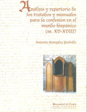 Portada de Análisis y repertorio de los tratados y manuales para la confesión en el mundo hispánico (ss. XV-XVIII)