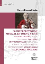 Portada de La interpretaciÛn musical en torno a 1750 (Ebook)