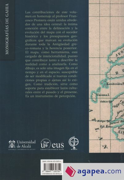 Geografía y cartografía de la Antigüedad al Renacimiento: Estudios en honor de Francesco Prontera