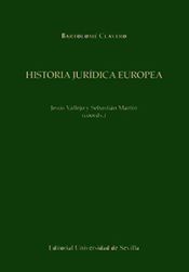 Portada de Historia jur&iacute;dica europea