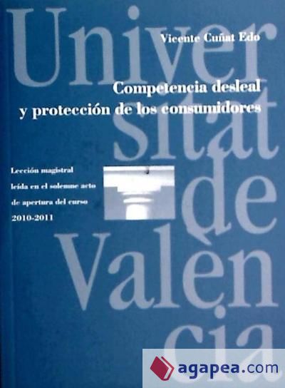 Competencia desleal y protección de los consumidores