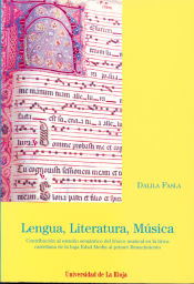 Portada de Lengua, literatura, música