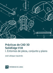 Portada de Prácticas de CAD 3D SolidEdge V18