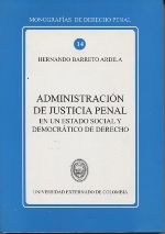 Portada de Administración de justicia penal