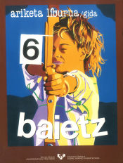 Portada de Baietz 6. Ariketa liburua. Gida