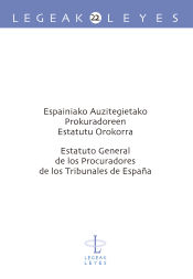 Portada de Espainiako auzitegietako prokuradoreen estatutu orokorra - Estatuto general de los procuradores de los tribunales de Españ–a