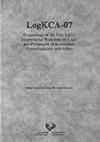 Portada de LogKCA-07. Proceedings of the First ILCLI International Workshop on Logic and Philosophy of Knowledge, Communication and Action