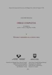 Portada de Luis Michelena. Obras completas. V. Historia y geografía de la lengua vasca