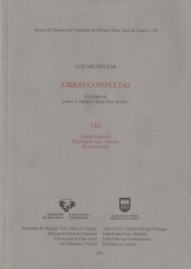 Portada de Luis Michelena. Obras completas. VIII. Lexicografía. Historia del léxico. Etimología