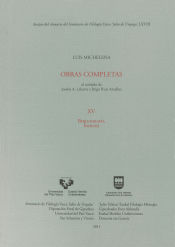 Portada de Luis Michelena. Obras completas. XV. Bibliografía. Índices