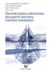 Portada de Demokrazian sakontzea, eta parte hartzea, hainbat eskalatan