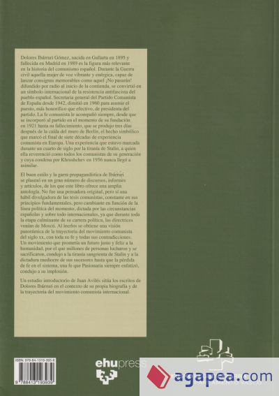 Pasionaria. Escritos y discursos de Dolores Ibárruri