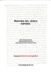 Portada de Historia del léxico español