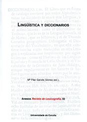 Portada de Lingüística y diccionarios