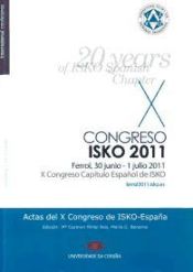 Portada de Actas del X Congreso de ISKO-España. Ferrol 30 de junio-1 de julio 2011