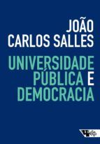 Portada de Universidade pública e democracia (Ebook)