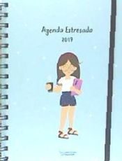 Portada de Agenda Estresada 2018-19, A5. Azul