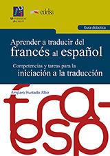 Portada de Aprender a traducir del francés al español. Guía didáctica