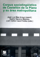 Portada de Corpus sociolingüístico de Castellón de la Plana y su área metropolitana