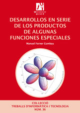 Portada de Desarrollos en serie de los productos de algunas funciones especiales