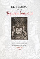 Portada de El tesoro de la Remembrancia