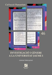 Portada de Investigació i gènere a la Universitat Jaume I