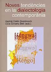 Portada de Noves tendències en la dialectologia contemporània