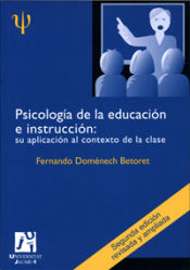 Portada de Psicología de la educación e instrucción: su aplicación al contexto de la clase