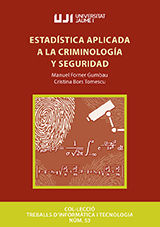 Portada de Estadística aplicada a la criminología y seguridad