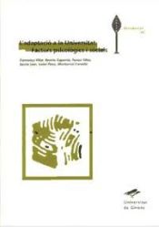 Portada de L'adaptació a la Universitat. Factors psicològics i socials