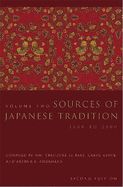 Portada de Sources of Japanese Tradition 1600 to 2000