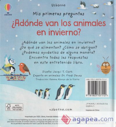 ¿Adónde van los animales en invierno?