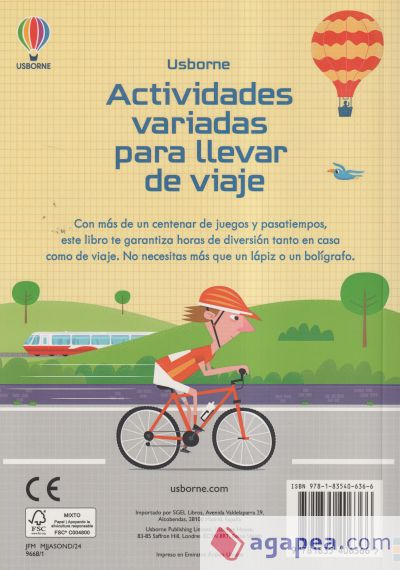 ACTIVIDADES VARIADAS PARA LLEVAR DE VIAJE