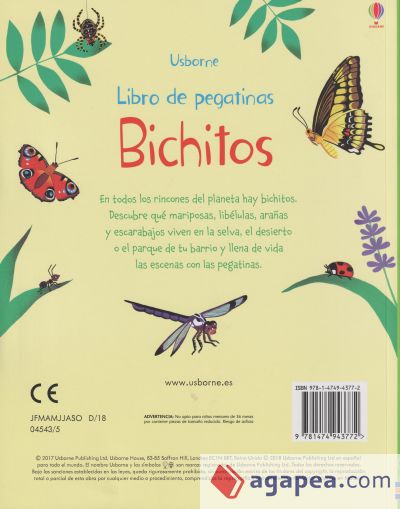 Bichitos. Libro de pegatinas