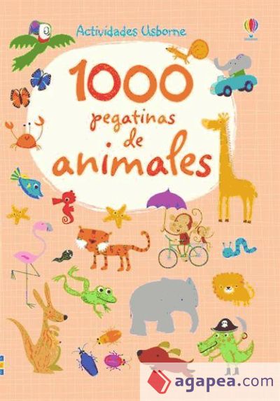 1000 pegatinas de animales