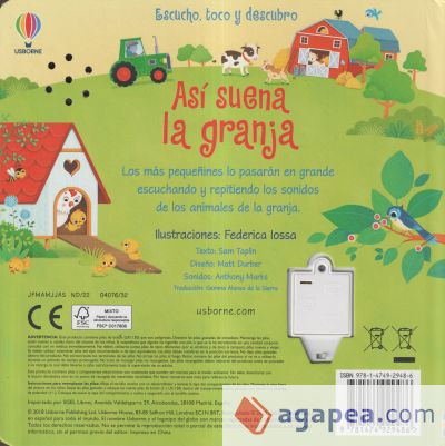 Asi suena la granja - Escucho toco y descubro