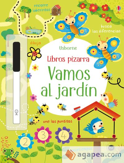 El jardin libros pizarra